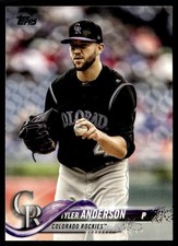 2018 Topps Tyler Anderson Colorado Rockies #668