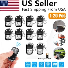 433mhz Universal Cloning Remote Control Electric Gate Garage Door Opener Key Fob