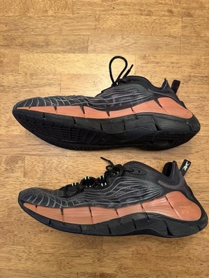 Reebok Zig Kinetica II Digi-Scape Orange Flare Mens Running Shoes FX9349  US10.5