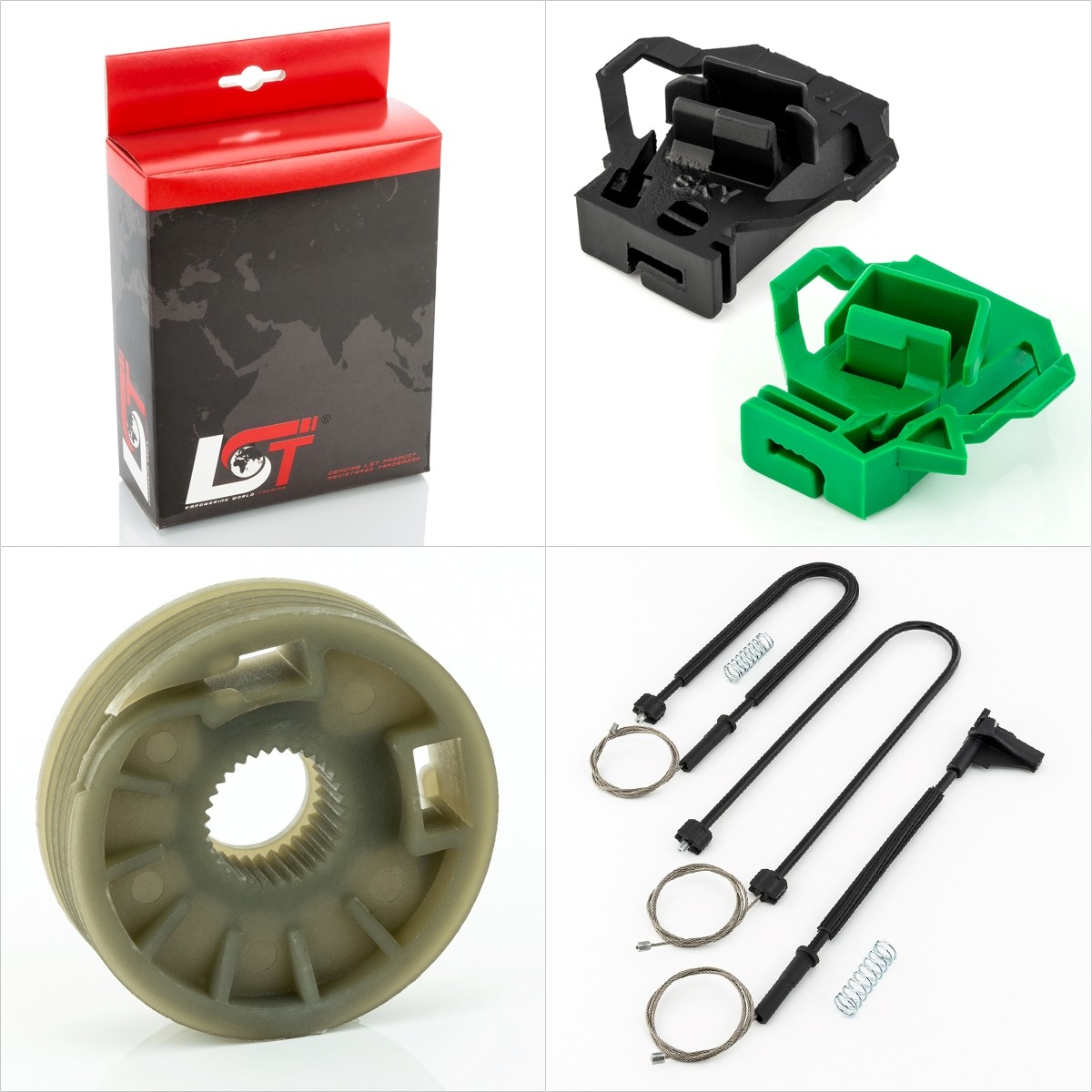 Window Regulator Repair Kit Front Left - For Seat Ibiza 6K 93-99