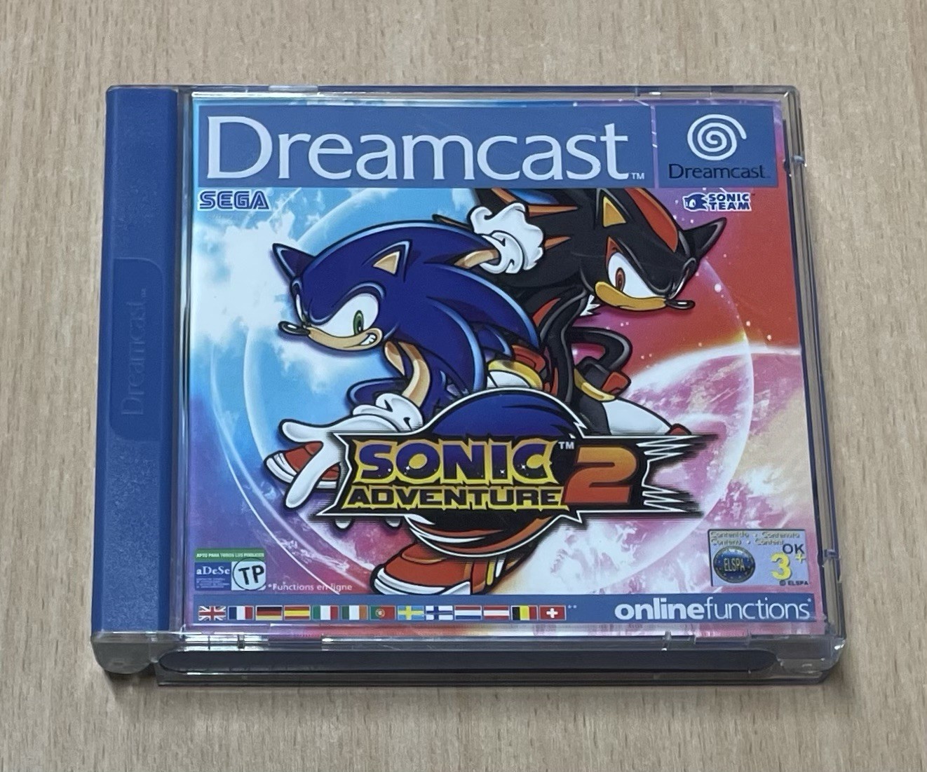 Sonic Adventure 2 Sega Dreamcast 2001 Game No Manual Disc Cleaned Tested SUPERB!