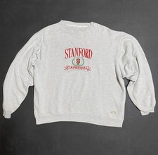 Stanford University Logo 7 grey crewneck swea...