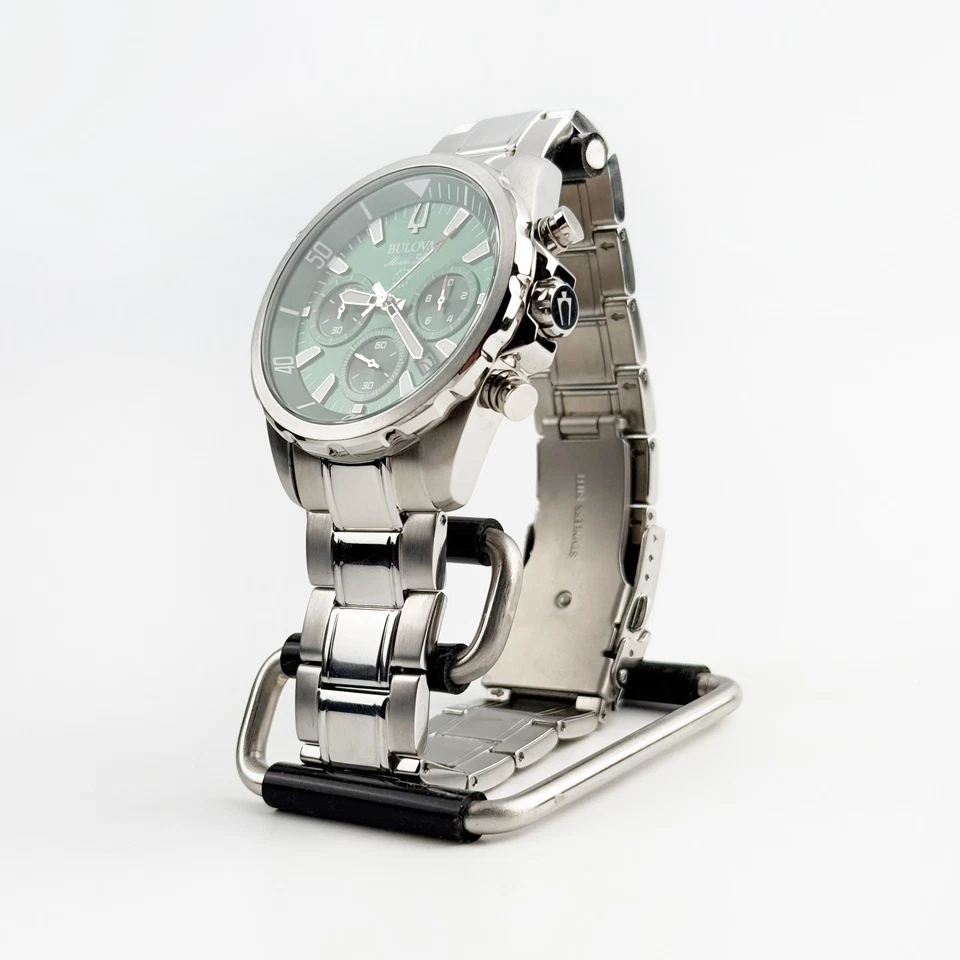 Bulova Marine Star Multifunction Quartz Chronograph Men's Watches No. 96B396 - Image 4 of 4