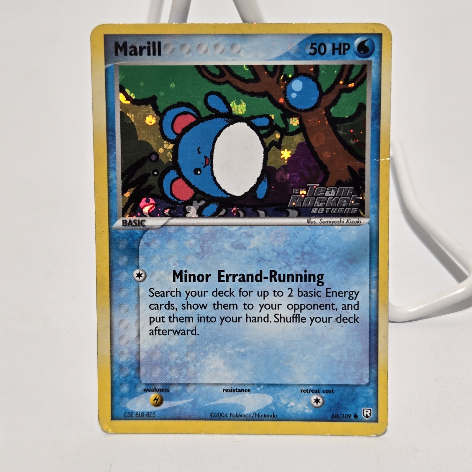Pokémon TCG Marill 68/109 Team Rocket Returns Reverse Holo Pokemon Card MP