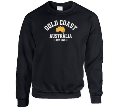 Gold Coast Australia Est 1875 Gift Tee D Crewneck Sweatshirt