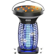Solar Bug Zapper Portable Pest Control Electric Mosquito Zapper Kille with Panel