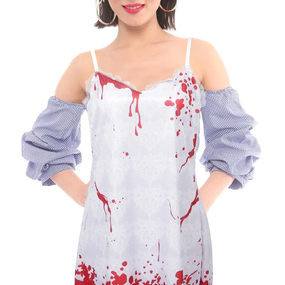  Costume Sposa Cadavere: Costume Sposa Fantasma Horror - Donna Spaventoso Halloween - Immagine 3 di 4