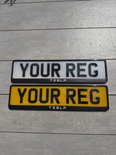 Tesla Number Plate Frames Uk Front Rear X2 Black Car Accessory Road Legal Tesla Number Plate Frames Uk Front Rear X2 Black Car Accessory Road Legal