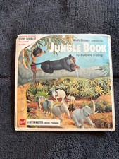 Vintage Jungle Book View Master 3 Reel Set Book Packet