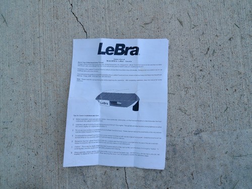 75-79 C3 Corvette Front Mask/Bra--LeBRA #55014--NEW - Picture 10 of 13