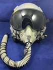 A-10 WARTHOG PILOT FLIGHT HELMET HGU-55 WITH MBU-12 GENTEX OXYGEN MASK