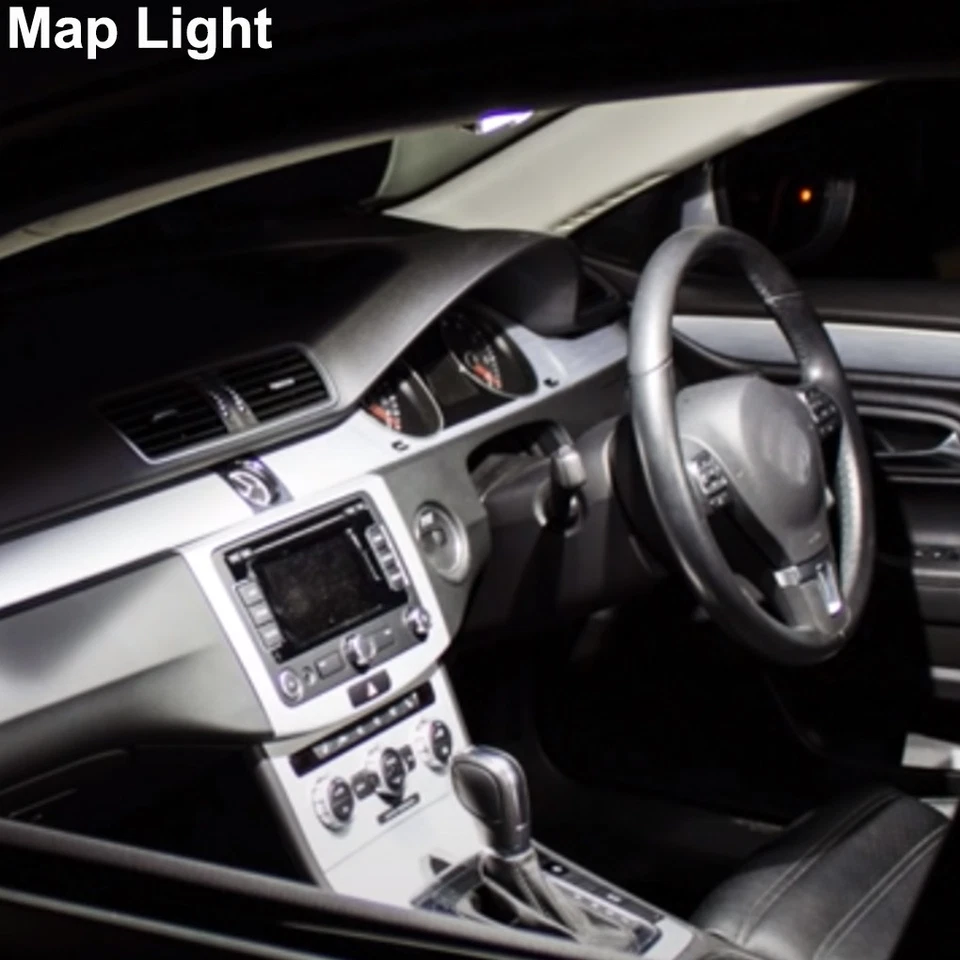 LED Light Bulb White Interior Light Kit for Volkswagen CC VW Passat CC 2008-2017 - Image 4 of 4