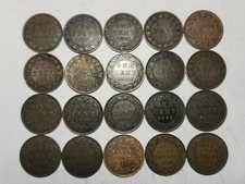 1876-1919 Canada Large Cent Lot Of 20 Coins 2535