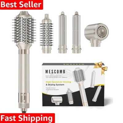 Quick Styling 5-in-1 Hot Air Styler with Auto Wrap Curlers   Perfect Gift Choice