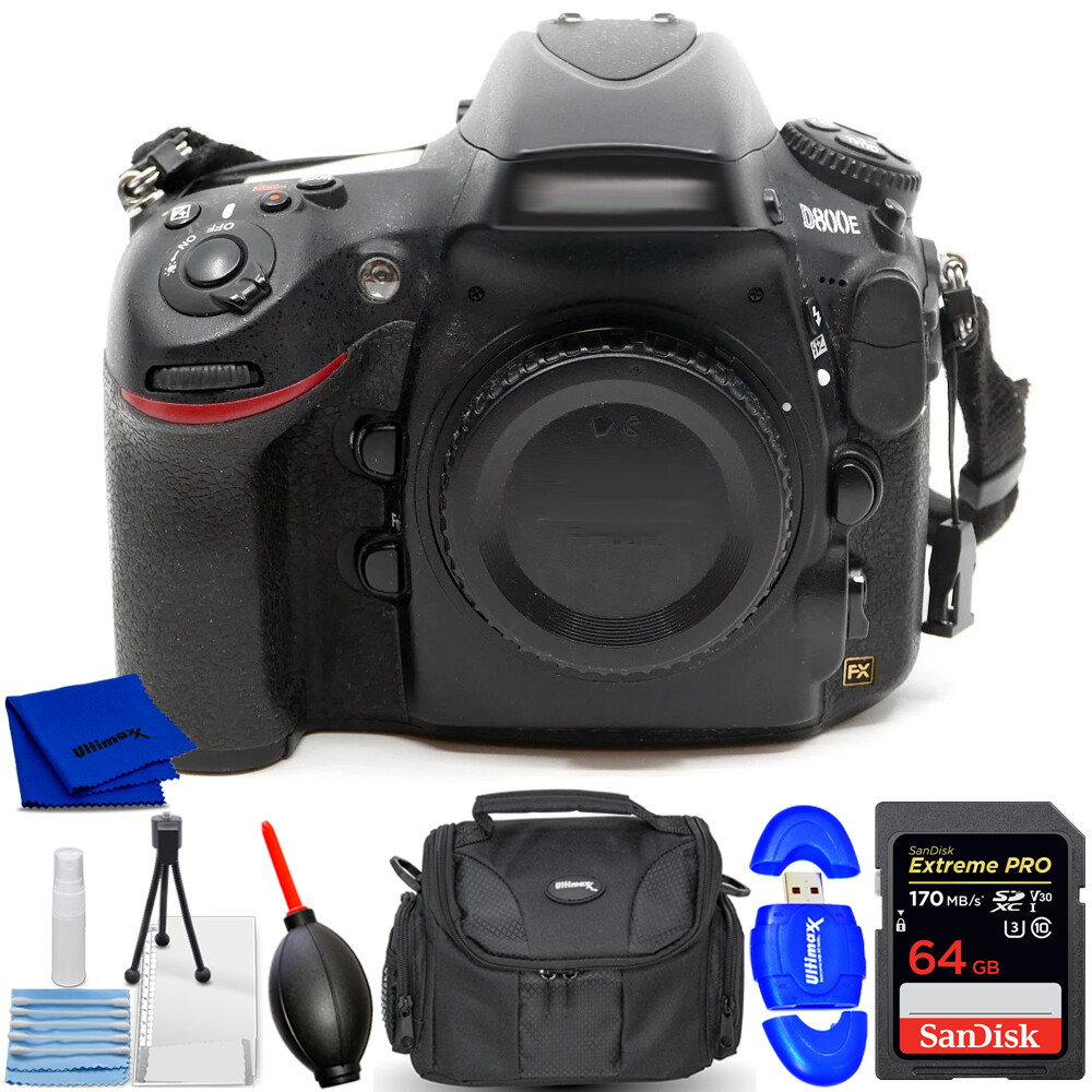 Nikon D800E Digital SLR Camera (Body Only) 25498 7PC Accessory