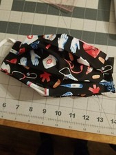 First Responders face Mask Handmade Washable / Reusable 3 LAYERS w/nosewire