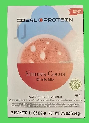 Ideal Protein S'mores Cocoa Drink Mix - 7 packets