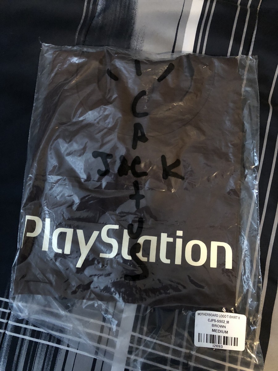 Travis Scott Cactus Jack PlayStation Motherboard Logo T
