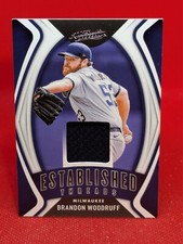 2022 Panini Absolute Baseball Established Threads #ET-BW - Brandon Woodruff