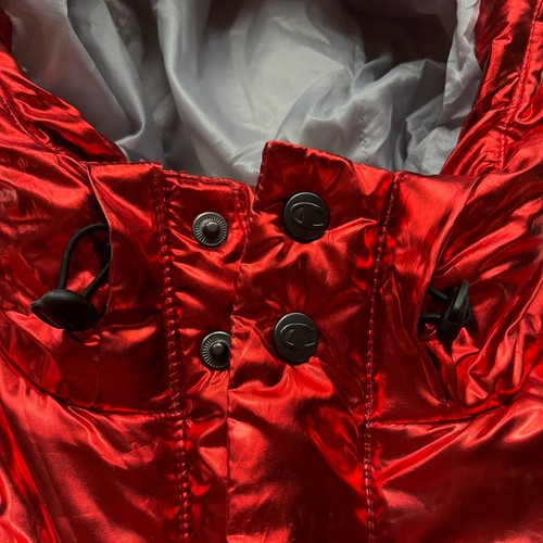 Champion NASA Puffer Jacket Coat Mens S Metallic Red Limited Edition NWT (FLAWS) - Picture 9 of 16