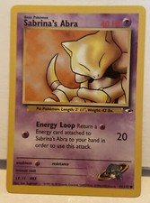 Pokémon TCG Sabrina's Abra Gym Heroes 91/132 Regular Unlimited Common