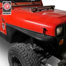 Pair Fender Flares Tube Armor Rocker Guards Fit Jeep Wrangler Yj 1987-1995