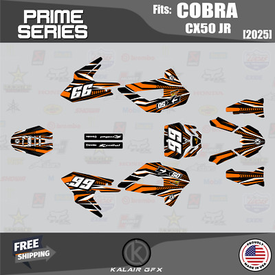 Graphics Kit for COBRA CX50 JR (2025) Prime Series - ORANGE