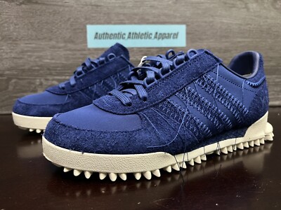 Adidas Y-3 Marathon Unity Ink Blue Off White Low Mens Size