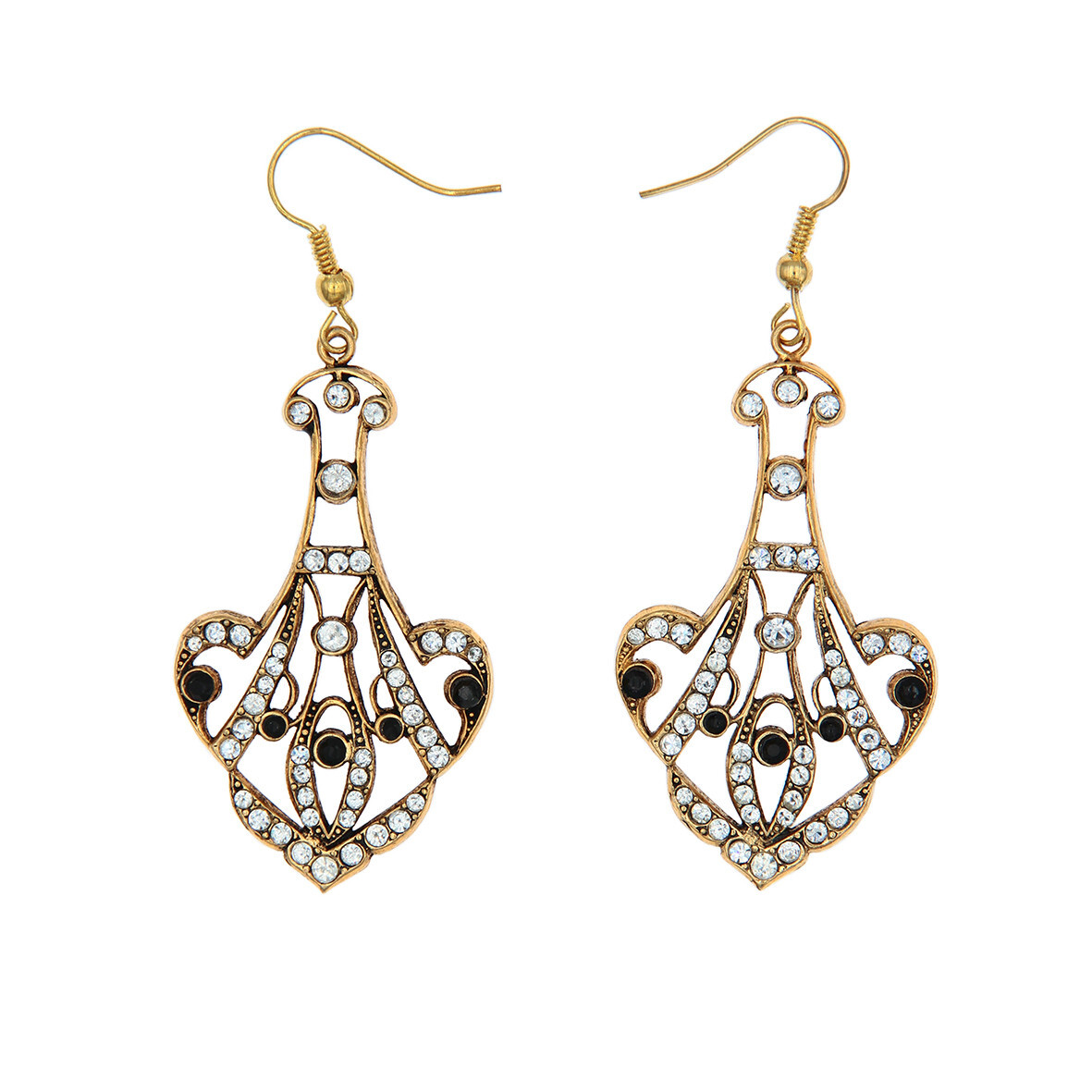 Boucles d'oreilles Pierre Bex Art Déco parfaites pour vos soirées rétro chic