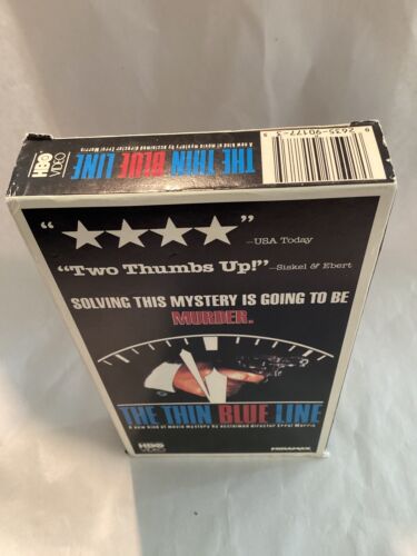 Thin Blue Line VHS Errol Morris Documentary American Murder Mystery Thriller - Picture 2 of 4