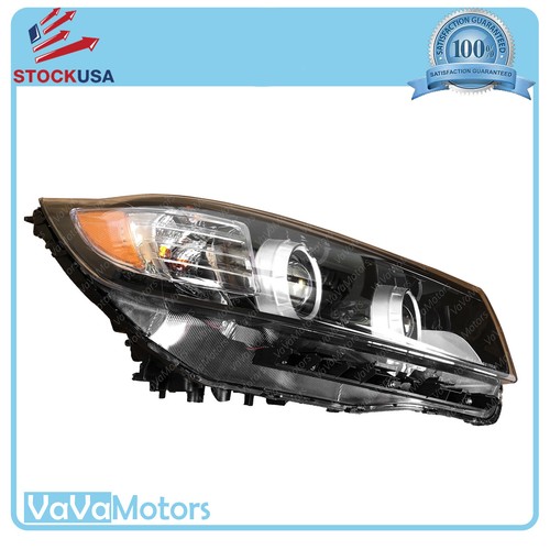 Fits 2016 2017 2018 Kia Sorento Headlight Halogen w/LED Light Bar Passenger Side - Picture 4 of 10