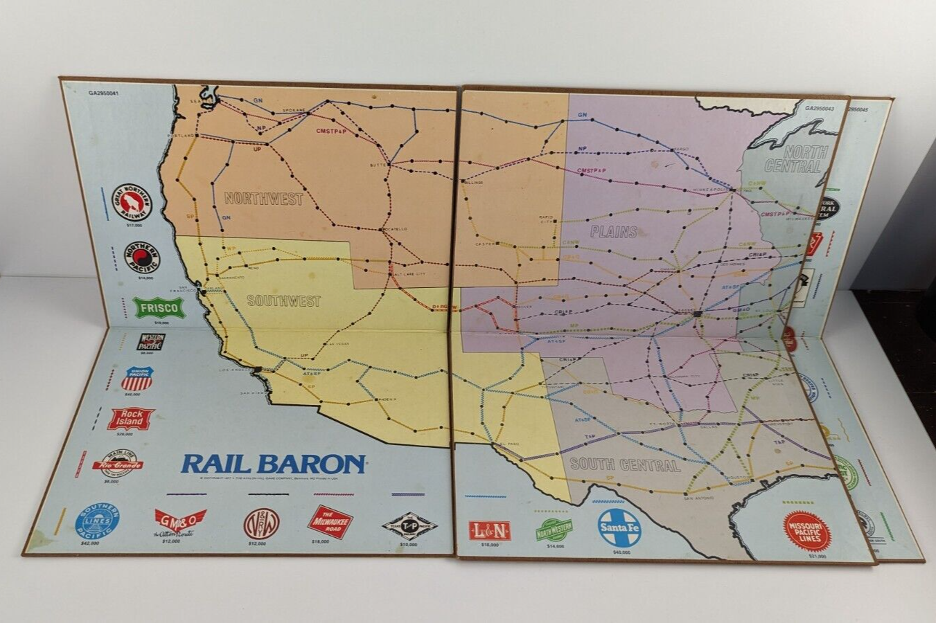 Rail Baron Board Game Train Bookcase Avalon Hill 1977 Complete eBay