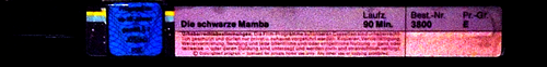 Die schwarze Mamba * KULT * orig. ERSTAUFLAGE * KLASSIKER * Top Staraufgebot - Photo 4/9
