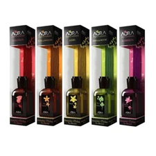 Cristalinas Aura Reed Diffusers Grouped With Reed Sticks, Natural & Safe, 100 ML