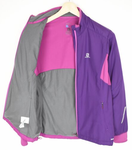 SALOMON 375013 AdvancedSkin Shield Jacket Women's LARGE Full Zip Purple - Picture 5 of 11