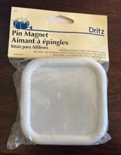 Dritz Sewing Pin Magnet #141 White   For Straight pins & Safety Pins