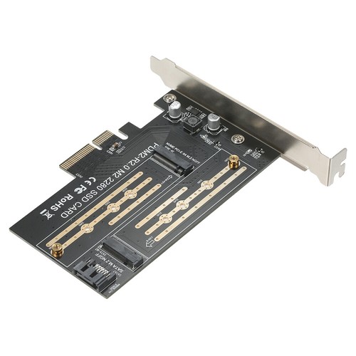 M.2 NVME to PCI-E X4 Expansion SSD with M.2 M- B- E9E3 - Afbeelding 5 van 10