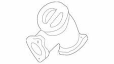 Genuine Ford Exhaust Pipe F81z-6k854-da Genuine Ford Exhaust Pipe F81z-6k854-da