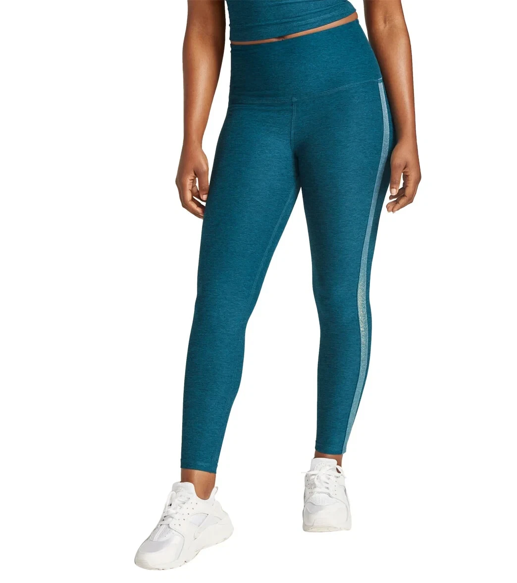 beyond-yoga spacedye shine on high waisted midi outfit leggings