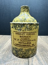 W. P. Squibb & Company Chimney Corner Bourbon LAWRENCEBURGH INDIANA JUG/CROCK