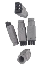 *Lot of 3* Hirschmann 932-140-106 STAK 3 N Cable Socket