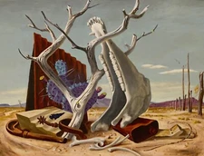 On the Ranch : 1941 : Jerry Bywaters : Archival Art Print