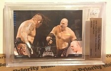 Kane Umaga 2008 Topps Vault First WWE Ultimate Rivals Blank Back Proof #1/1 BGS