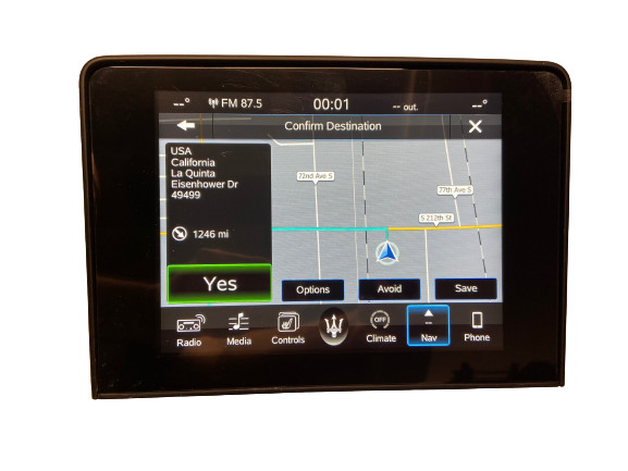 14 15 16 17 MASERATI GHIBLI S Q4 8.4"  TOUCH-SCREEN RADIO GPS NAVIGATION OEM VP4