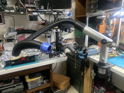 Raccordo Banco Tubo Aspirazione Fumi Saldatura Ersa,Weller Zero Smog,easy Arm - Foto 3 di 4