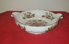 RARO Cuenco de salsa floral verbano vintage, plato 6,75 " × 8,25" x 2"