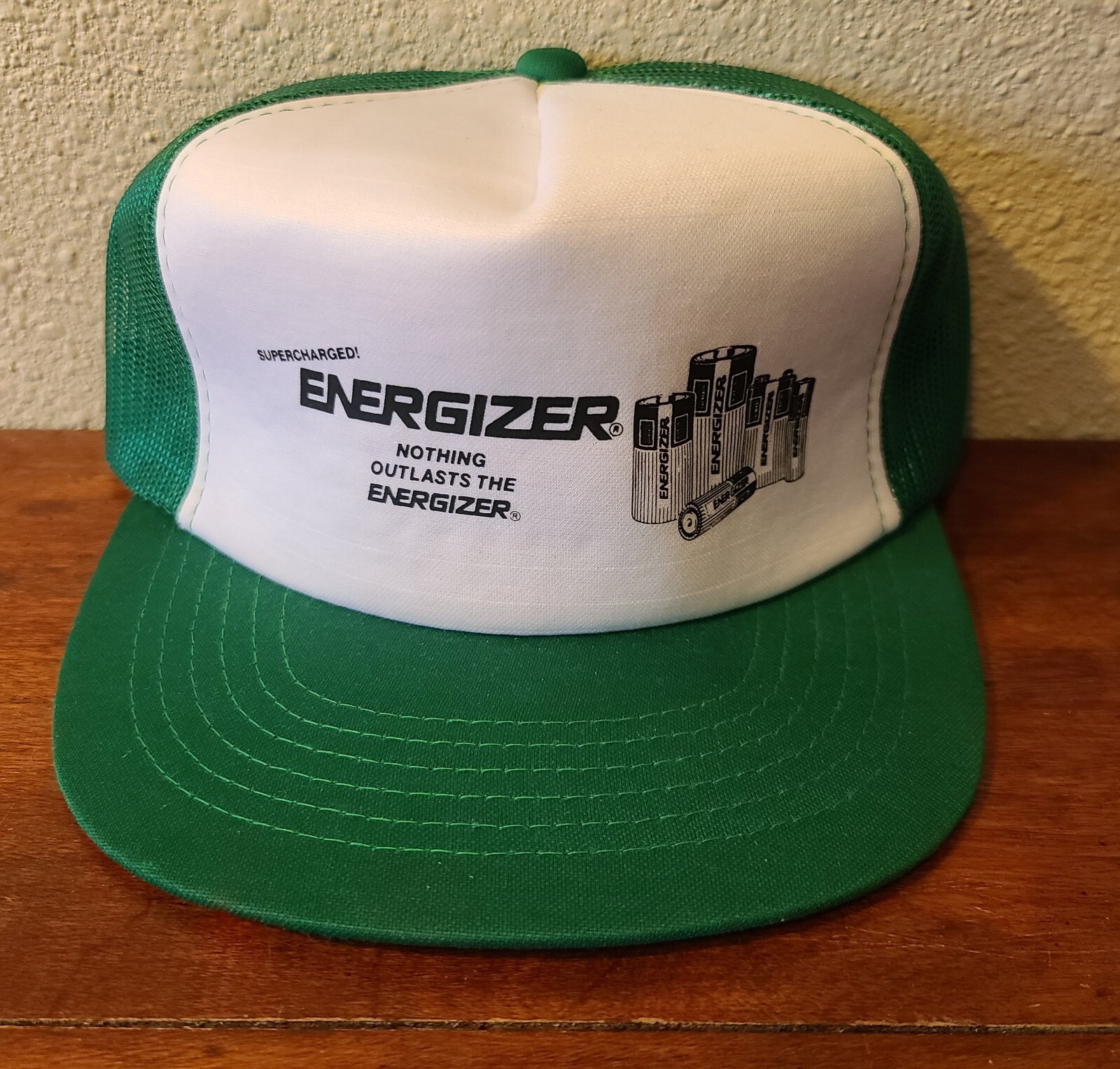 Vintage Supercharged Energizer Batteries Snapback Tru… Gem