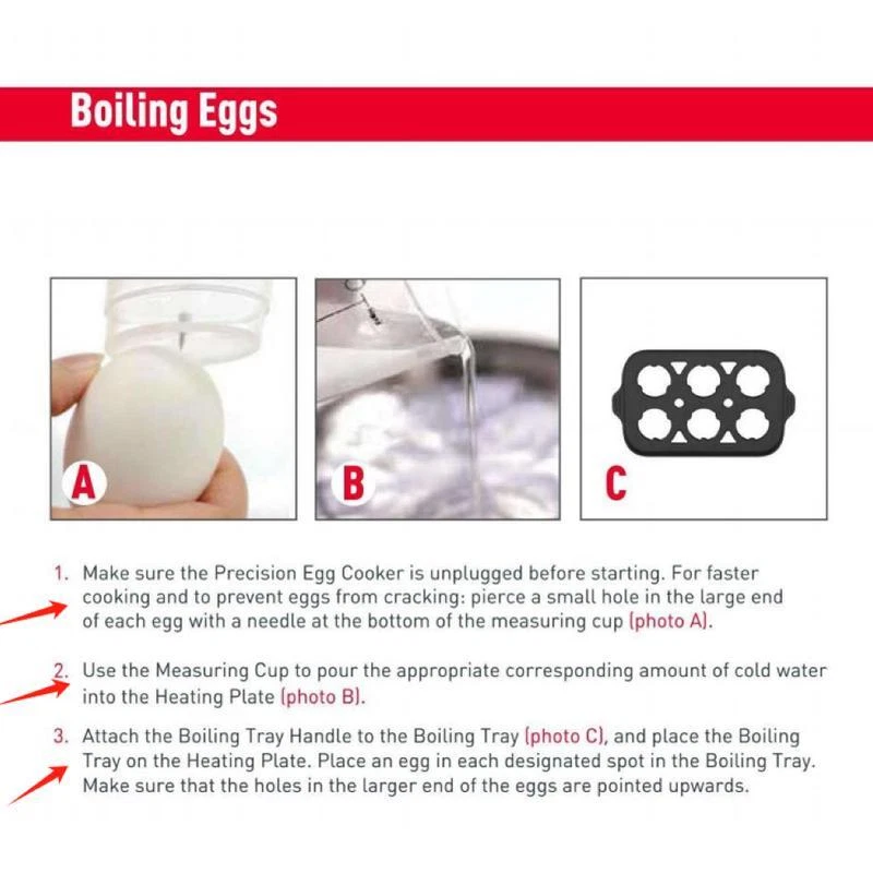 6-Cup BPA-Free Electric Egg Cooker for Perfect Hard Boiled Eggs