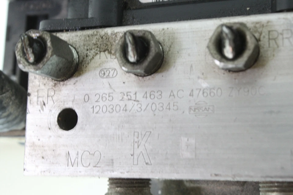 2012 NISSAN MAXIMA ANTI LOCK BRAKE PUMP ABS 47660 ZY90C OEM 11 12 13 Foto 4 de 4