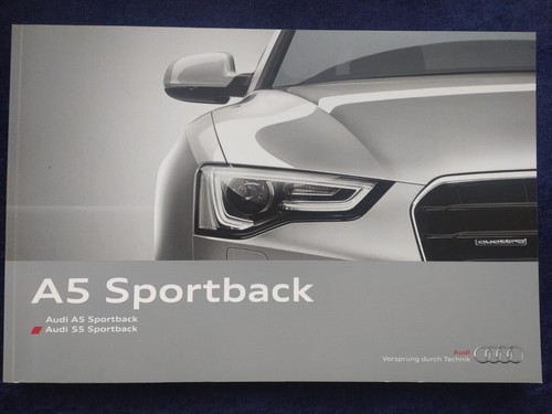 AUDI A5 S5 Sportback Prospekt 4.2014 + Preisliste - Picture 2 of 10